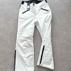 NWT White ski pants by Frauenschuh sz 40/US 10